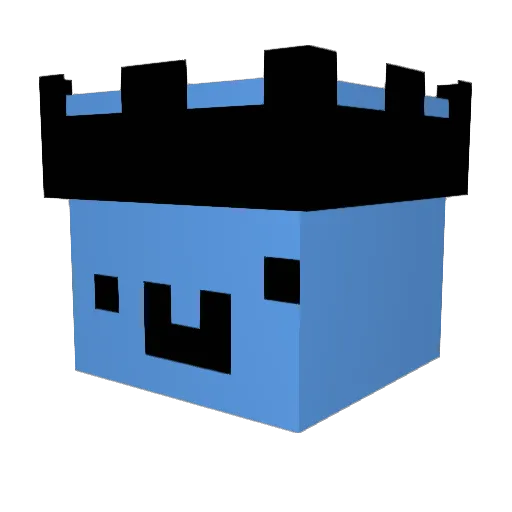 MaronTres Minecraft avatar head, 3D render