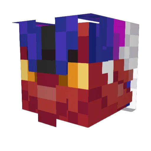 Marone5k Minecraft avatar head, 3D render