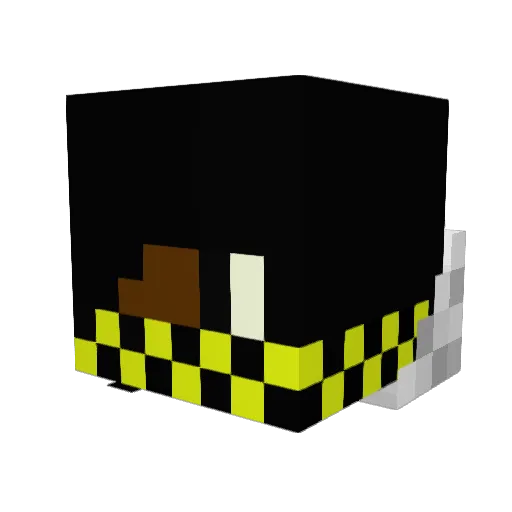 Maroon_Hunter Minecraft avatar head, 3D render