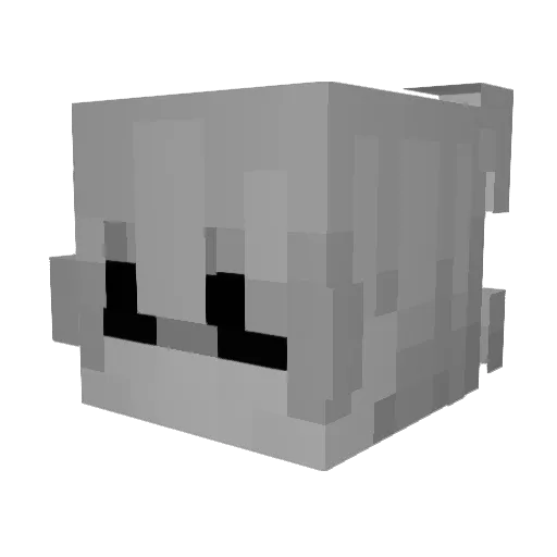 MaroqS1337 Minecraft avatar head, 3D render