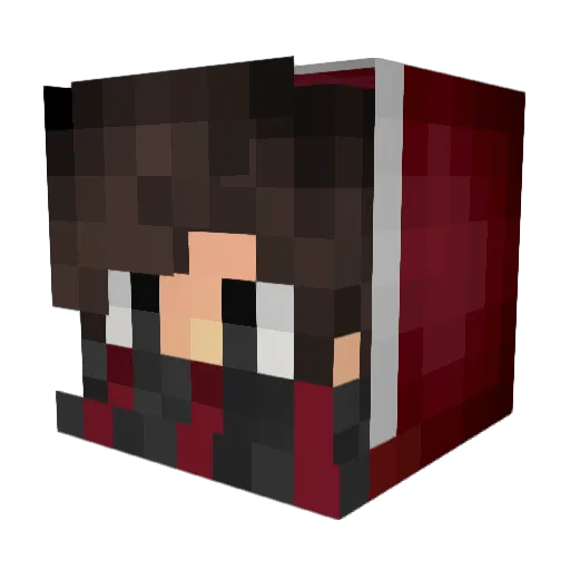 MarosGG Minecraft avatar head, 3D render