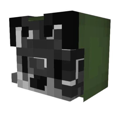 MaroxGHG Minecraft avatar head, 3D render