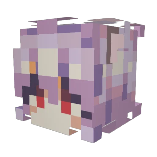 Marpizano Minecraft avatar head, 3D render