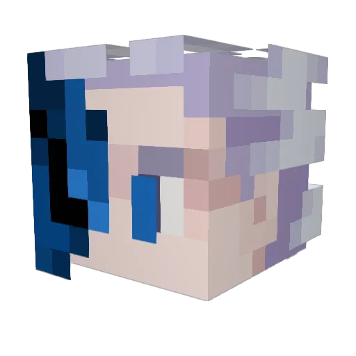 Marquess09 Minecraft avatar head, 3D render