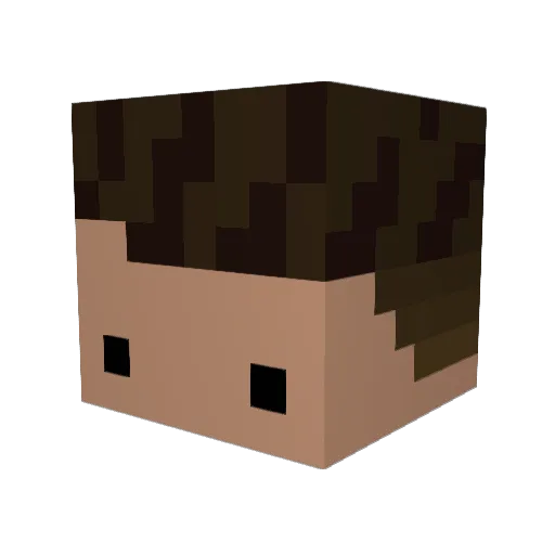 Marquin_n Minecraft avatar head, 3D render