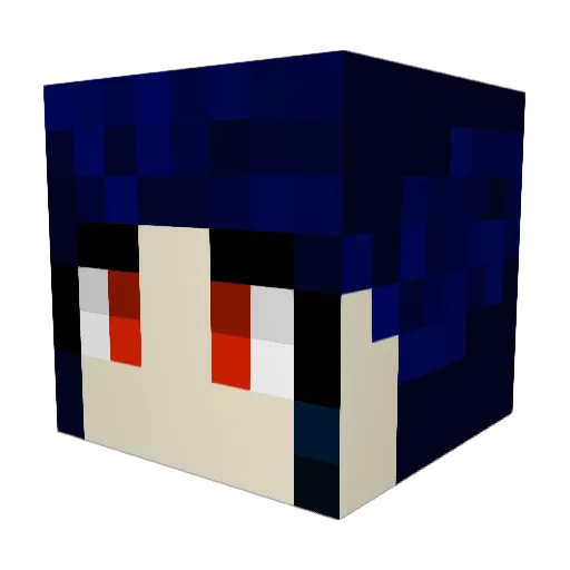 Marquisa1 Minecraft avatar head, 3D render