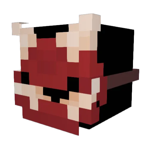 MarquiseTDC Minecraft avatar head, 3D render