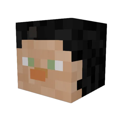 Marquitos69 Minecraft avatar head, 3D render