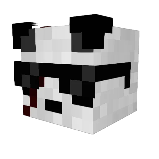 Marqvis Minecraft avatar head, 3D render