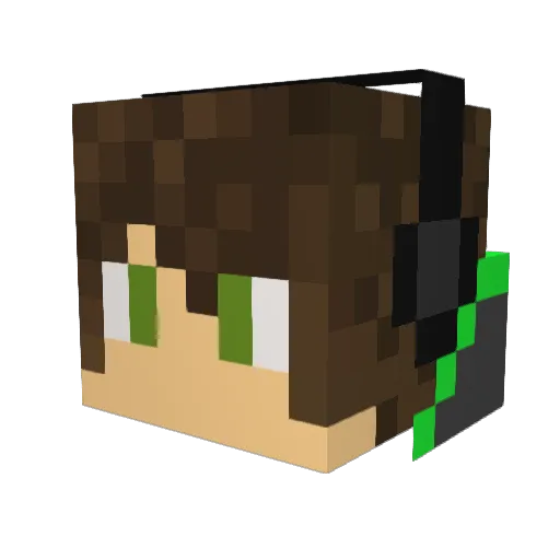 Marra_14 Minecraft avatar head, 3D render
