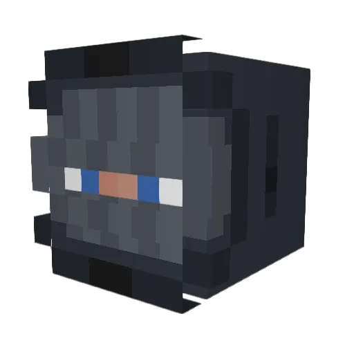Marradusk Minecraft avatar head, 3D render