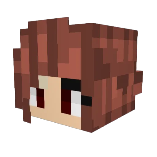 MarreJustMyself Minecraft avatar head, 3D render