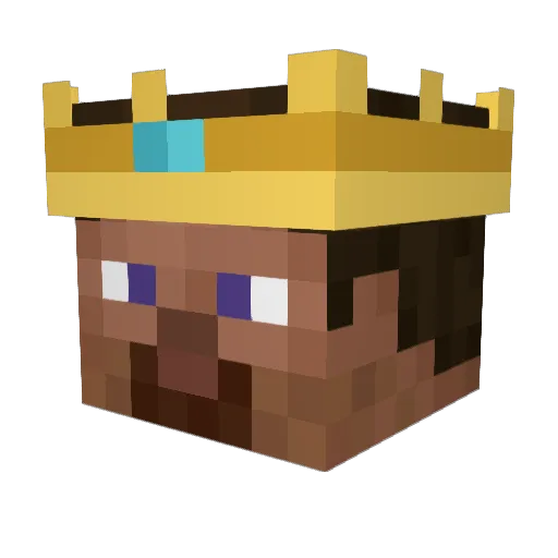 MarriageAndKids Minecraft avatar head, 3D render