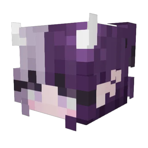 Marripos4 Minecraft avatar head, 3D render
