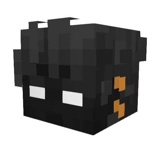 MarrisaGold Minecraft avatar head, 3D render