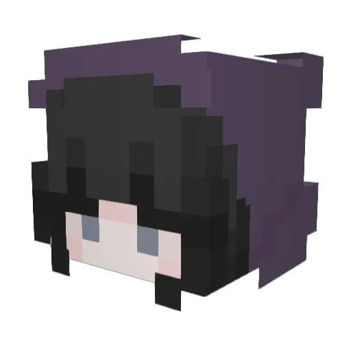 Marrowmire Minecraft avatar head, 3D render