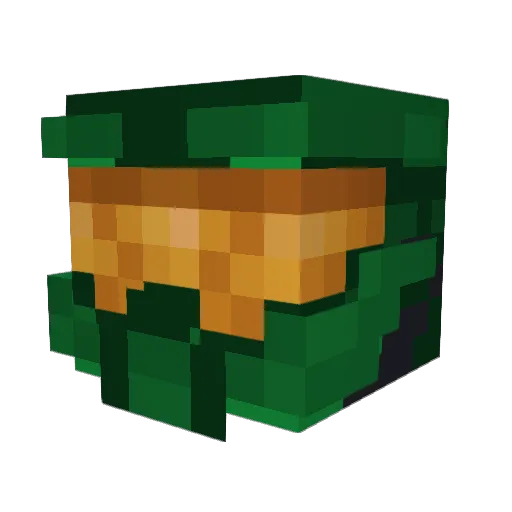 Mars0 Minecraft avatar head, 3D render