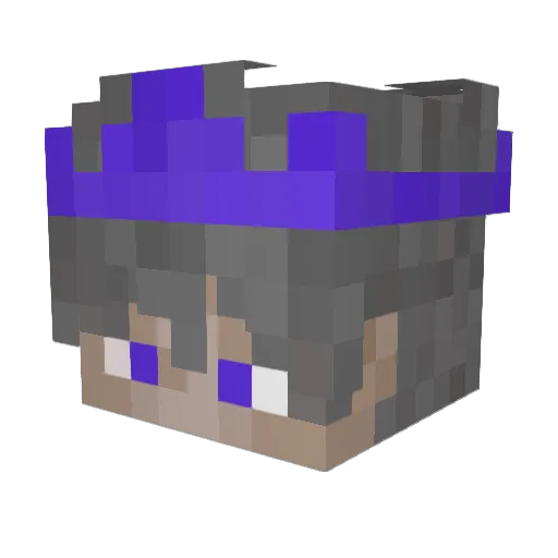 Mars0alt Minecraft avatar head, 3D render