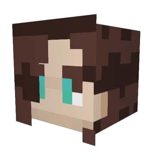 Mars13790 Minecraft avatar head, 3D render