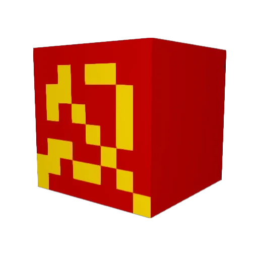Mars7038 Minecraft avatar head, 3D render