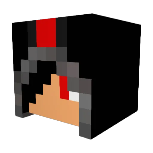 Mars7543 Minecraft avatar head, 3D render