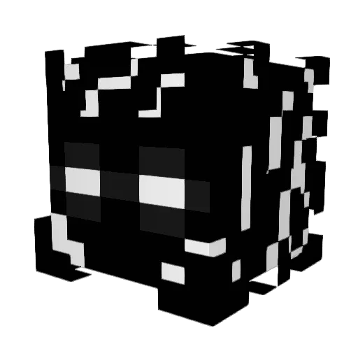 MarsBars_Music Minecraft avatar head, 3D render