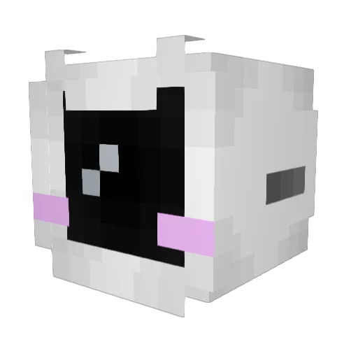 MarsDasMee Minecraft avatar head, 3D render