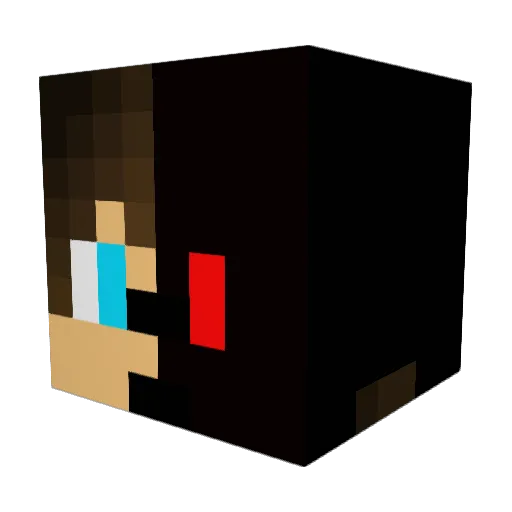 MarsKrippe227 Minecraft avatar head, 3D render