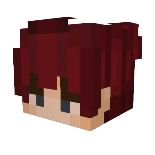 MarsL0rd Minecraft avatar head, 3D render