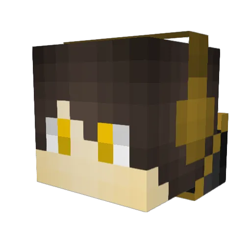 MarsMpire Minecraft avatar head, 3D render