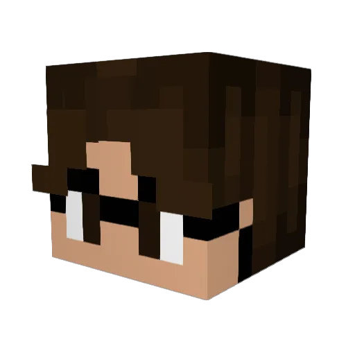 Mars_TBH Minecraft avatar head, 3D render