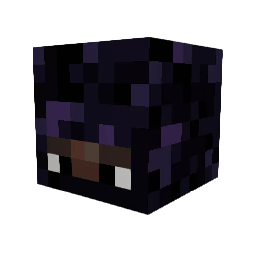 Marsalyne Minecraft avatar head, 3D render