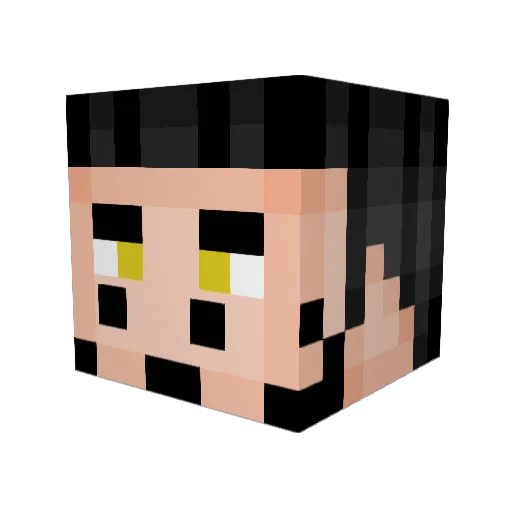 MarschelDawn Minecraft avatar head, 3D render