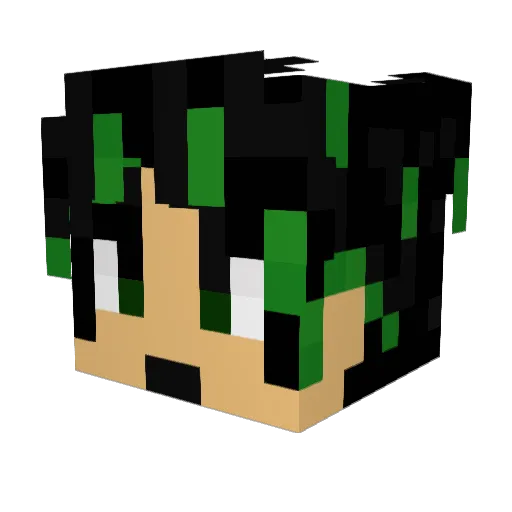 Marsdust312 Minecraft avatar head, 3D render