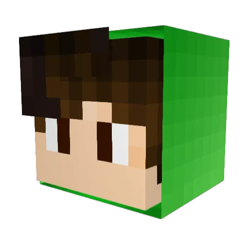 Marsh1113 Minecraft avatar head, 3D render