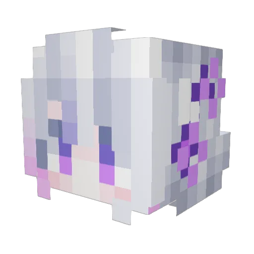 MarshMallow_S Minecraft avatar head, 3D render