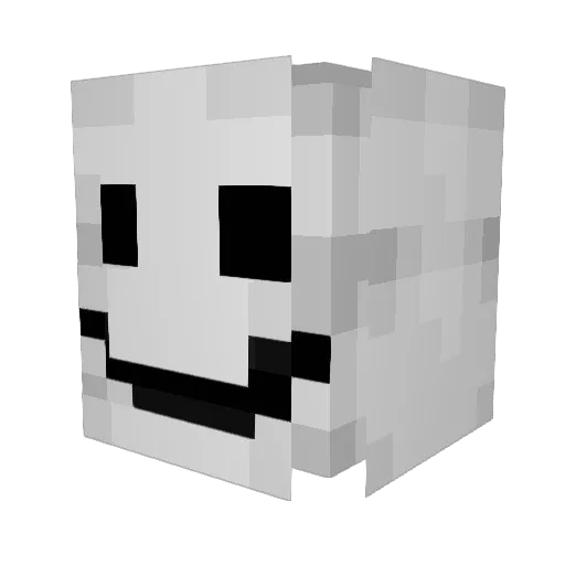 MarshMello_DJJ Minecraft avatar head, 3D render