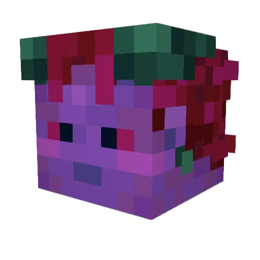 MarshMiloMoon Minecraft avatar head, 3D render