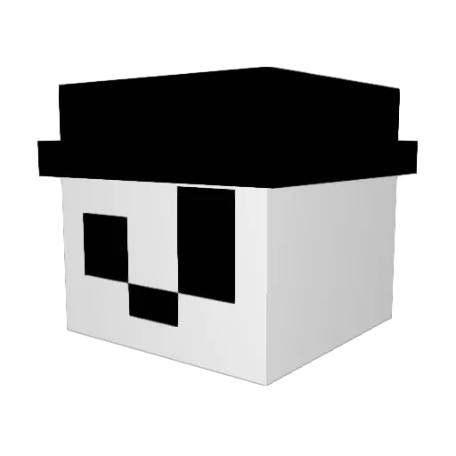 MarshOranYT Minecraft avatar head, 3D render