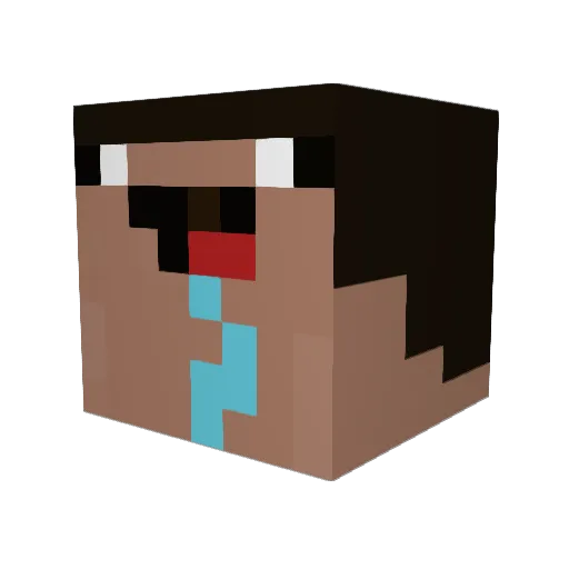 Marsh_Malloow Minecraft avatar head, 3D render