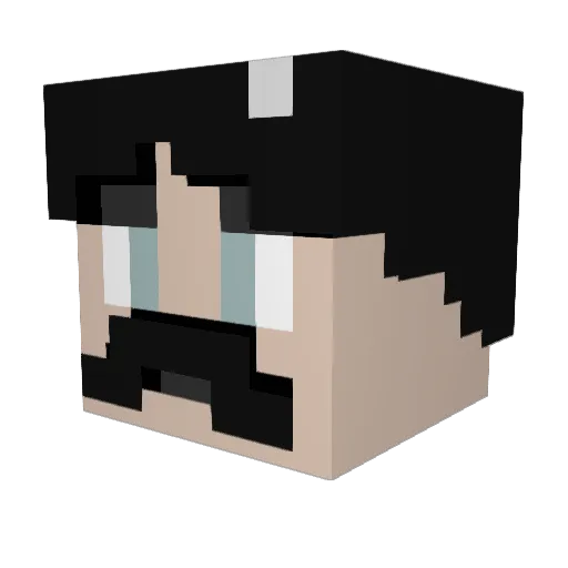 Marshal_Houston Minecraft avatar head, 3D render