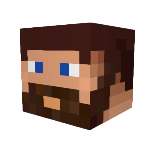 Marshall1818 Minecraft avatar head, 3D render