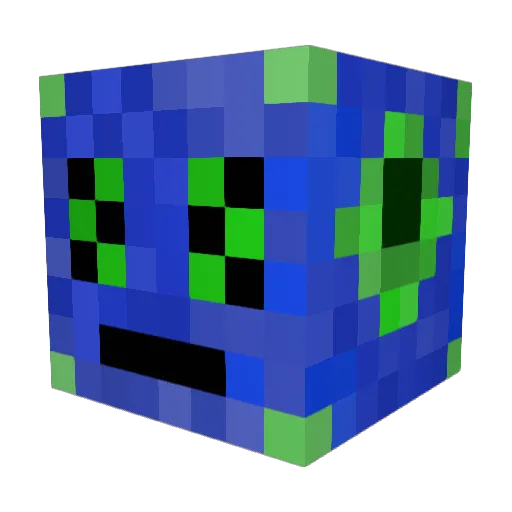 Marshall292 Minecraft avatar head, 3D render
