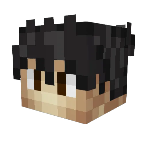 MarshallLml Minecraft avatar head, 3D render