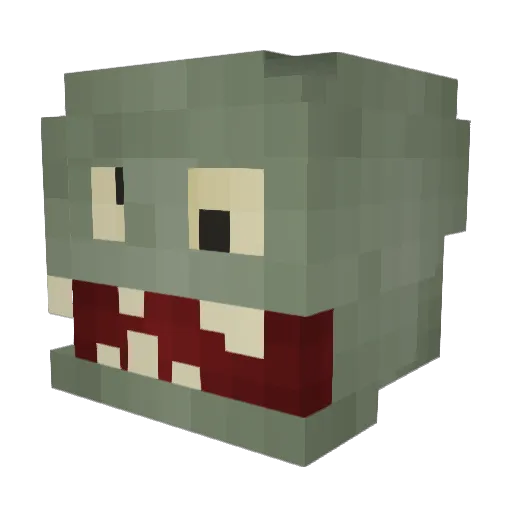 MarshallO_Jr Minecraft avatar head, 3D render