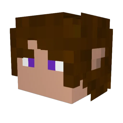 Marshall_Matters Minecraft avatar head, 3D render