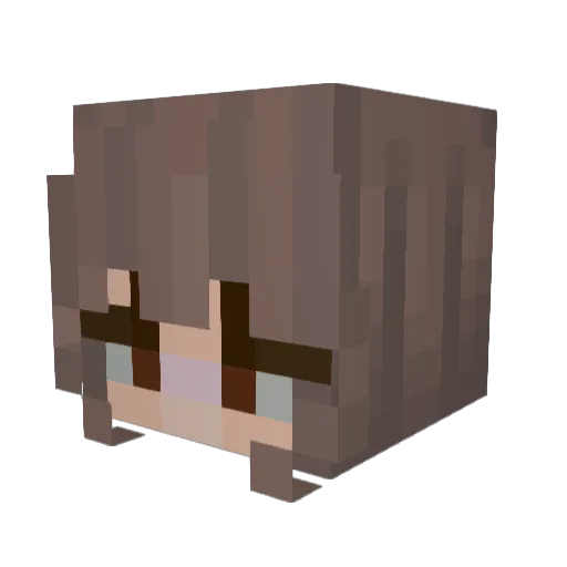 Marshalyow Minecraft avatar head, 3D render