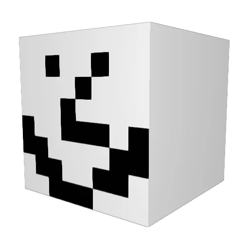 Marshbloxx Minecraft avatar head, 3D render