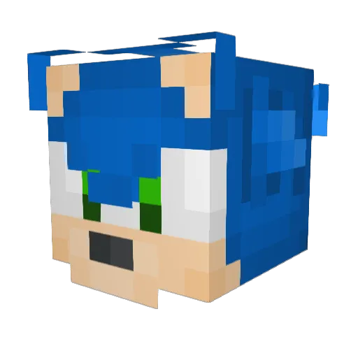 Marshed_Mello Minecraft avatar head, 3D render