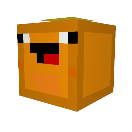Marshland Minecraft avatar head, 3D render